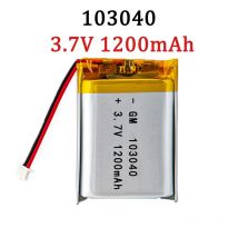 103040   3,7 V 1200 mAh Polymer-Lithium-Akku für GPS-Navigator MP5 Bluetooth-Headset PS4 3,7 V 103040   Batterien