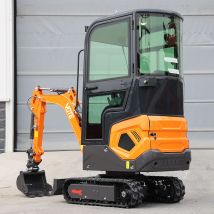 1-Tonnen-Minibagger Bagger CE EPA EURO 5-Motor Kleiner Bagger Minibagger mit Aufsätzen Schnelle Lieferung Baggermaschine