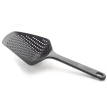 Colador gris Joseph Joseph Scoop Plus, diseño ergonómico y funcional, ideal para escurrir alimentos con facilidad, resistente y duradero Color gris