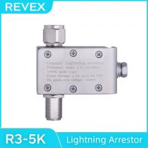 Supresor de rayos Coaxial REVEX, 1-500 MHz, 3KW, CW, 5KW, PEP DC-1000V, protección contra sobretensiones