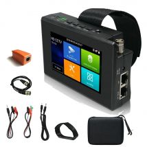 IPC1800plus 1080P 5-IN-1 TVI AHD CVI Analog IP Macchina Fotografica del CCTV Tester Costruire in Batteria di Sicurezza tester Monitor Video Audio di Prova PTZ