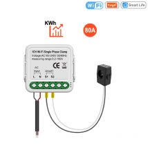 Tuya WiFi intelligente doppio contatore di energia con trasformatore di corrente morsetto monitor contatore di potenza contatore di consumo elettrico