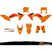 MXGRAPHIC For KTM EXC EXCF XCWF 2024 2025 2026 SX SXF XC XCF 2023-2025 Graphics Background Decals Stikers KIT