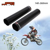 Moto 140-260 MILLIMETRI In Fibra di Carbonio Regolabile Forcella Anteriore Shock Guard Protector Per YAMAHA KTM HONDA On/Off Road Pit Dirt Bike
