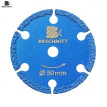 BRSCHNITT 30/40/50mm Cutting Disc Vacuum Brazed Mini Saw Blade for Cutting Iron with Round Shank Cut-Off Wheels for Metal