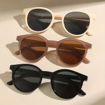 3 stücke Oval Mode Sonnenbrillen Für Frauen Männer Casual Anti Glare Sonnenschutz Gläser Für Fahren Strand Reise Brillen UV400