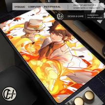 Katekyo Hitman Reborn Computer Mouse Pad Gamer Rubber Mat Diy Deskpad Setup Gamer Accessories Non-slip Table Pads Pc Gaming Mice