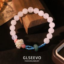 Natürliche Süßwasser Perle Türkis Naturstein Armband Neue Mode Stretch-Armband Bankett Geschenk frauen Schmuck GB1312