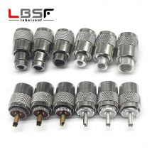 Uhf/m/SL16-J-3/5/7 hochfrequenz kupfer versilberter stecker für walkie talkie feeder kopf rg58/syv50 UHF-J-3-5-7D
