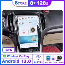For Ford Edge 2014 2015-2019 for Tesla screen Qualcomm Android Multimedia Car Radio Player GPS Navi Auto Stereo Headunit carplay