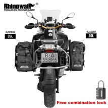 Rhinowalk Motorcycle Side Bag 20L/35L Waterproof Quick-Release Saddle Bag With Anti-Theft Lock For BMW R1300GS Motor Accessories