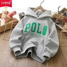 IYEAL Abbigliamento per bambini Ragazzi Felpa con cappuccio a maniche lunghe per bambini Lettera Abbigliamento casual per bambini Ragazzi Primavera Nuova felpa con cappuccio