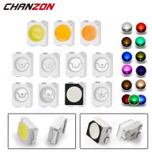 100 Stück 3528 (1210) SMD LED Emitting Diode Lampe Chip Lichtperlen Warmweiß Rot Grün Blau Gelb Orange UV Rosa RGB Micro 3V SMT