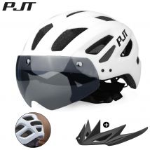 NEUER 4-in-1-Fahrradhelm für Erwachsene, Fahrradhelm mit Dual-Modus-Brille, Sonnenblende, MTB, Rennradhelm, leichter, atmungsaktiver Fahrradhelm