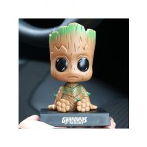 10cm Spider Man Iron Man Hulk Deadpool Shaking Head Doll Car Decoration Auto Accessories Toys Doll Mobile Phone Bracket Gifts