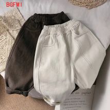 Children Open Wire Pants Spring Autumn New Casual Loose cotton baby girl Boys Wide-leg Pant Harem Pants 1-7Y Kid's Trousers 2-9Y