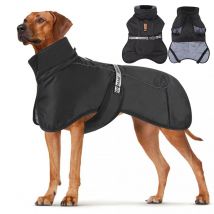 Kleidung für große Hunde, wasserdichte Weste für große Hunde, Winter, warm, verdickt, Mantel für Hunde, französische Bulldogge, Labrador, Dobermann-Outfits