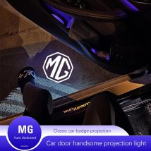 2pcs MG HD Car Door Welcome Light Led Projector Lamp For MG 4 5 6 7 Cyberster ES5 ONE MG5 Scorpio ZS HS MARVEL-R Hector MG3 EZS