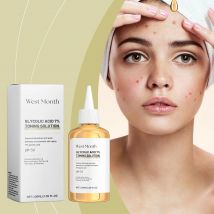 West&Month Glykol-Toner, entfernt Akne-Flecken, aufhellend, reparierend, Peeling, feuchtigkeitsspendend, aufhellend, verjüngende Hautpflegeprodukte