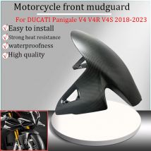 Für DUCATI Panigale V4 V4S V4R 2018-2023 Street Fighter V4 V4S V2 2022-2023 Motorrad Zubehör Carbon faser Vorderen Kotflügel