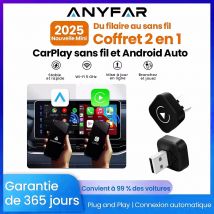 Nuovo Wireless CarPlay Android Auto Adattatore USB Dongle Smart Mini Box Plug And Play Universale Per VW Toyota Nissan Honda Ford Benz