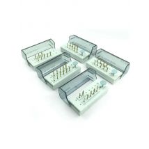 5Types Dental Lab Burs Dental Teeth Polishing Drills Preparation Kit Anterior Posterior Ceramics  Crown Dentist Supplies