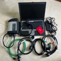 Latest MB Star SD C4 512GB SSD Software Laptop Repair OBD2 Scanner Diagnosis Wifi Connect Doip Protocol for Mercedes Cars Truck