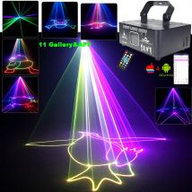 DF500 Android IOS APP RGB Animazione laser Luci DJ Disco Party Proiettore Fascio Dance Bar Decorazione natalizia Lampada ad effetto scenico Show