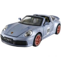 1/32 Porsches 911 Convertible TARGA 4S Alloy Track Racing Car Model Diecast Metal Toy Car Model Simulation Sound Light Gift