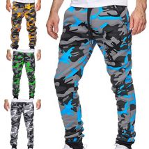 Freizeit hose bunte Herren hose Anti-Schrumpf-Tarnung Jogger hose Taschen