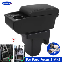 Auto Center Storage box Armlehne box Für Ford Focus 3 MK3 III Armlehne Box getränkehalter Gewidmet Retrofit Auto Zubehör