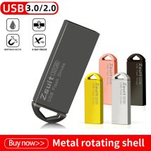 Nuovo Metallo USB 128GB Chiavetta USB Ad Alta Velocità Pen Drive Impermeabile U Disco 4GB 8G 16GB 32GPendrive 3.0/2.0 Memory Stick USB regalo