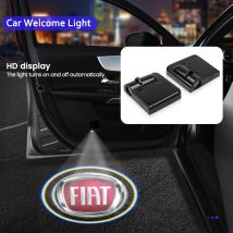 1/2 pezzi HD porta auto luce di benvenuto LED lampada per proiettore wireless per FIAT 500x Grande Stilo Freemont Punto Astra Bravo Ducato abarth