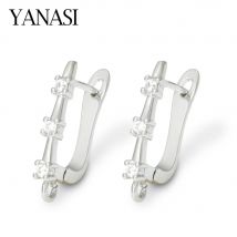 1 Paar 18 Karat Gold/rhodiniert Ohrring Haken Verschlüsse Diy Frau Ohrring Schmuckherstellung Zubehör Zubehör