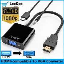 HDMI-kompatibel Zu VGA Konverter Kabel HD 1080P HDMI-kompatibel Stecker Auf VGA Buchse Adapter für Laptop PC TV Box Projektor HDTV