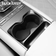 LUCKEASY per BYD Yuan Pro 2024 2025 Portabicchieri per auto Portabevande di controllo centrale Vassoio portaoggetti in silicone Accessori interni