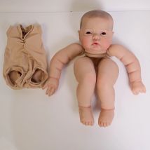 NPK 24 Zoll Awake Pickle fertige wiedergeborene Babypuppengröße, bereits bemalt, lebensechte Soft-Touch-Puppenteile