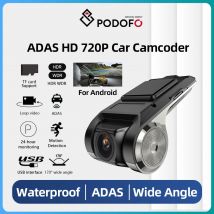 Podofo ADAS Dash Cam Dvr Dash Camera Car DVR HD Dashcam android dvr Rejestrator samochodowy Dash Cam Night Version HD 720P Auto Recorder