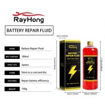 100ml Battery Repair Fluid Electric Vehicle Battery Restore Liquid Repair Fluid Efficient Repair Extends Battery Life For Golf