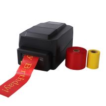 Thermal Transfer Ribbon 300DPI Barcode Label Printer with PET Label for Clothing Tags And Wash Labels 25.4mm to 118mm Width