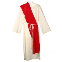 Herren-Jesus-Kostüm, christliches Cosplay, religiöse Robe, mittelalterliche Missionar-Outfits, Halloween-Outfit