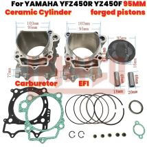 Motorcycle Engine 95mm 450cc Cylinder Kit Motor for Yamaha YFZ450R 2009 - 2021 YZ450F 2006-2011 WR450F 2007-2011 2S2-11311-10-00