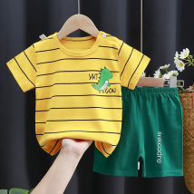 Kinder Cartoon Kleidung Sets Sommer Mode Kurzarm Anzüge Jungen Mädchen T-Shirts + Shorts 2 Stücke Kinder Outfits 0-6 Jahre