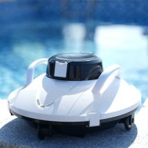Robot Aspirapolvere per Piscina Cordless 5000mAh Elettrico Ricaricabile Robot Piscina Pulitori Automatico Senza Fili