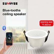 2 Inch mini Bluetooth Ceiling Speakers home audio audience Stereo sound system Indoor music Flush Mount speakers Kitchen Bedroom