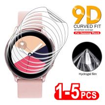3pcs 9d gebogener Hydro gel film für Samsung Galaxy Uhr 3 4 klassische 42mm 46mm Displays chutz folie nicht Glas auf Uhr 5 Pro 40 44 45mm