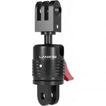 Lanxire 360° Adjustable Camera Mount for GoPro Hero 5-13/DJI Osmo Action 3/4, Vertical Tripod Adapter, Bracket for Action Camera