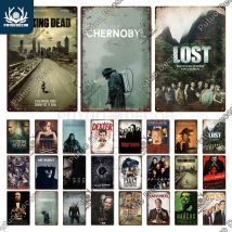 Putuo Dekor Vintage TV Film Plakette Metall Zeichen Metall Poster Zinn Zeichen Wand dekoration für Kino Mann Höhle Schlafzimmer Wand Wohnkultur