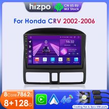 Hizpo AI Sprachradio für Honda CR-V CRV 2 2002–2006 Stereo Head Unit Android Auto Auto Multimedia Video Player Carplay GPS 2din