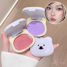 Watery Blush Cream SHAQINUO  Moisturizing Jelly Glow Blush, Rouge Korean Makeup, Cream Texture, Low Saturation Brightening
